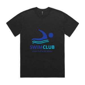 Mens Heavy Faded Oversized Tee (same day) Thumbnail
