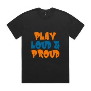 Mens Heavy Faded Oversized Tee (same day) Thumbnail