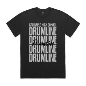 Mens Heavy Faded Oversized Tee (same day) Thumbnail