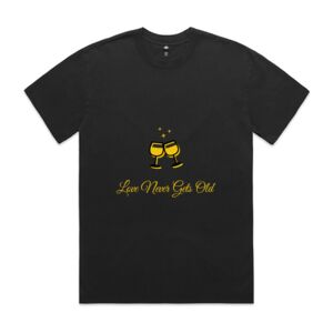 Mens Heavy Faded Oversized Tee (same day) Thumbnail