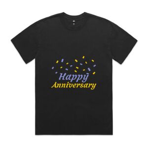 Mens Heavy Faded Oversized Tee (same day) Thumbnail
