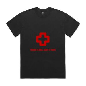 Mens Heavy Faded Oversized Tee (same day) Thumbnail