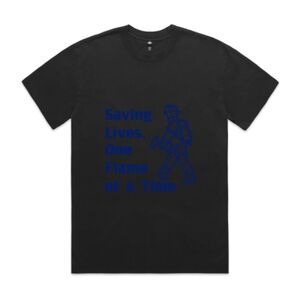 Mens Heavy Faded Oversized Tee (same day) Thumbnail