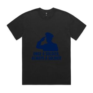 Mens Heavy Faded Oversized Tee (same day) Thumbnail