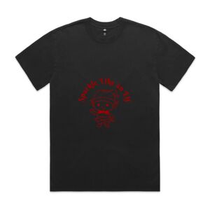 Mens Heavy Faded Oversized Tee (same day) Thumbnail